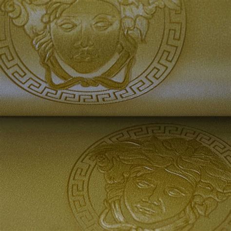 Versace Vanitas Motif Gold Wallpaper 34862